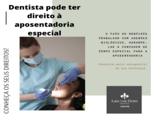 Leia mais sobre o artigo DENTISTA TEM DIREITO À CONTAGEM DE<br>TEMPO ESPECIAL?